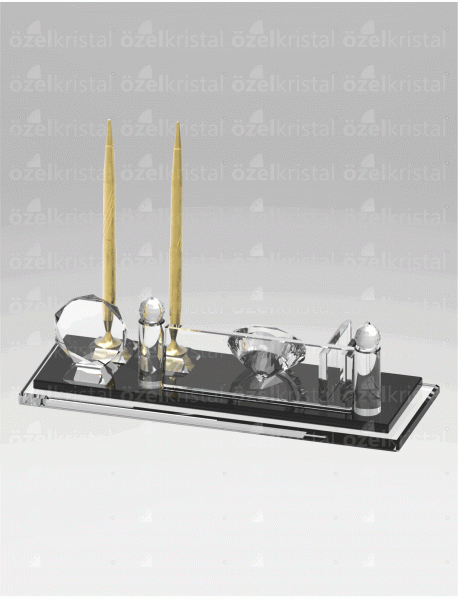 KRİSTAL MASA İSİMLİĞİ MST050