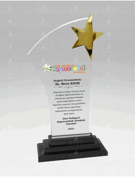 KRİSTAL PLAKET ŞLT030