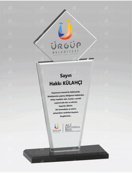 KRİSTAL PLAKET ŞLT056