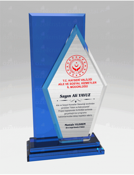 KRİSTAL PLAKET ŞLT102
