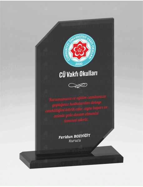  KRİSTAL PLAKET ŞLT010