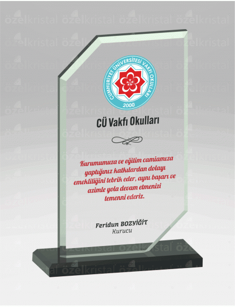  KRİSTAL PLAKET ŞLT010