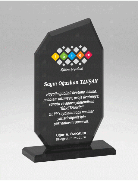 KRİSTAL PLAKET ŞLT016