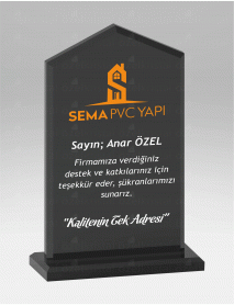  KRİSTAL PLAKET ŞLT013