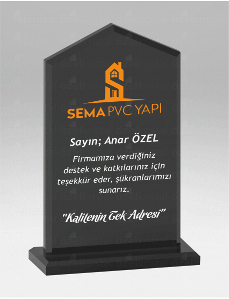  KRİSTAL PLAKET ŞLT013