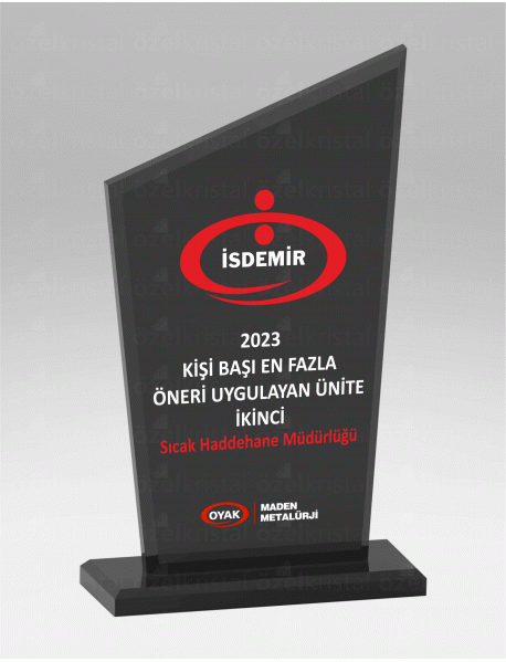  KRİSTAL PLAKET ŞLT007