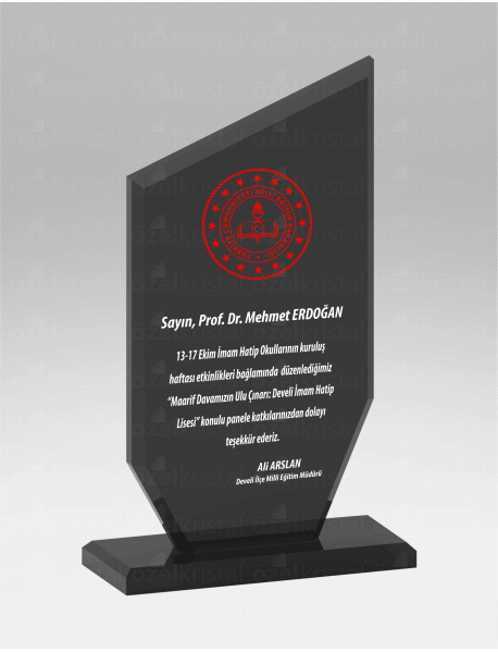  KRİSTAL PLAKET ŞLT014