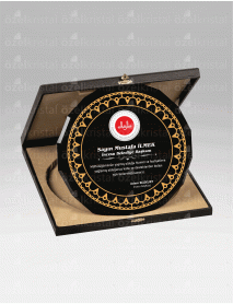 KRİSTAL TABAK PLAKET C3